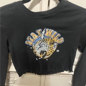 Forever 21 cropped long sleeve